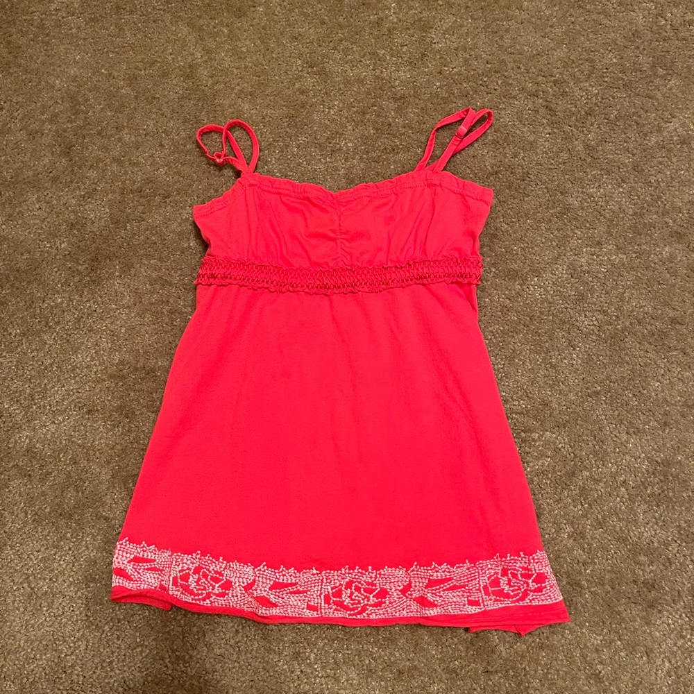 Womens Earthbound Trading Company Coral Tank Top NWOT
